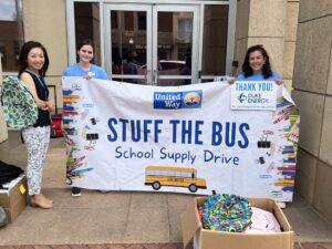 Stuff the Bus Drive at CMA Spartanburg Plant